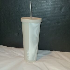 Tim Hortons 2024 Stainless Steel Chilly Tumbler 24oz New (Cold drinks only)